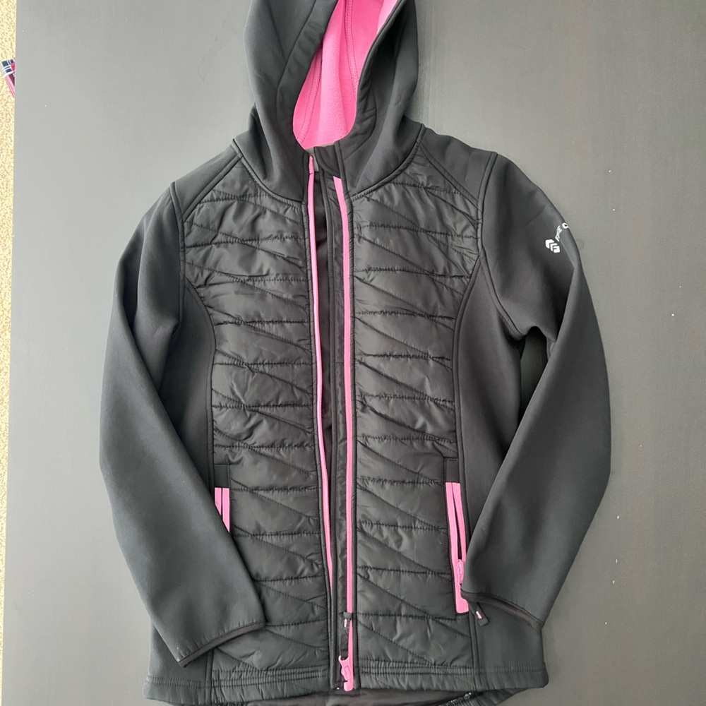 Girls Black and Pink Jacket